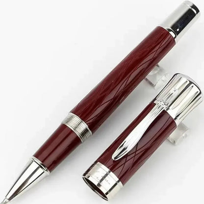 Hot John Kennedy JFK Carbon Fiber MB Gifts Fountain Pens Rollerball Ballpoint Pen Dark Blue Writing Stationery Gifts Fountain