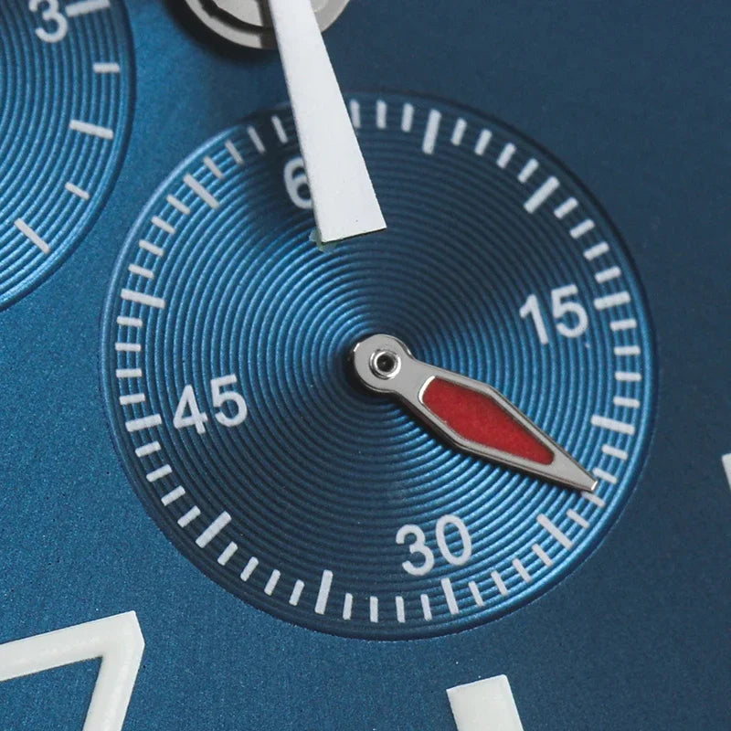 Militado ML04 39mm Quartz Watch Sapphire Crystal Super BGW9 Luminous 100m Water Resistant Stainless Steel Chronograph Watches