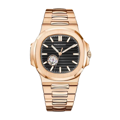 Automatic Mechanical Watch for Men Luxury Wristwatch Stainless Steel Waterproof Luminous Hands Clock for Business Gift