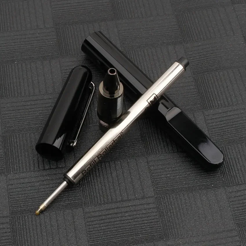 Ultra Black M Collection Rollerball Signnature Pens Best Resin Fountain Pen with Magnetic Cap Cute Stationery