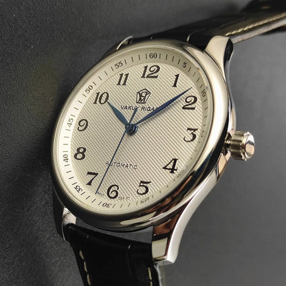 Vakuy Automatic Mechanical Watch Man's Business Auspicious Face Seagull ST2130 Movement Blue Pointer Waterproof Men's