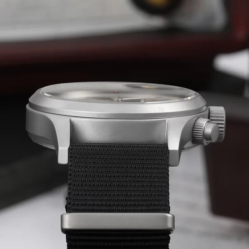 Militado ML1868KF Quartz Watch 3 Dial VK67 Chronograph Movement Stainless Steel Vintage Watch 100m Waterproof Luminous Watch