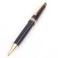 Monte Meisterstuck Collection Black Resin Ballpoint MB Rollerball Pens Platinum Coated Inlay Series Number 163 Pen