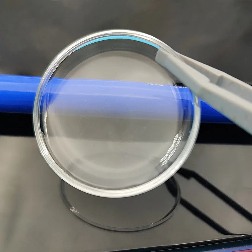 Horloĝakcesoraĵoj akrila horloĝspegulo, 30~ 45mm akrila potkovrilo altkvalita horloĝmasko travidebla surfaco dika vizaĝospegulo