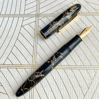 Hongdian N23 Fountain Pen Rabbit Year Limited High-End Students Business Office Writing Supplies Gold Carving Student Gift Pens