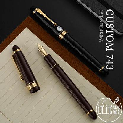 New Special Nibs Pilot Fountain Pen CUSTOM 743 Japan Original Set of Pens 14K Gold Nib FKK-3000R Large Capacity Ink Storage