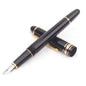 Monte Meisterstuck Collection Black Resin Ballpoint MB Rollerball Pens Platinum Coated Inlay Series Number 163 Pen