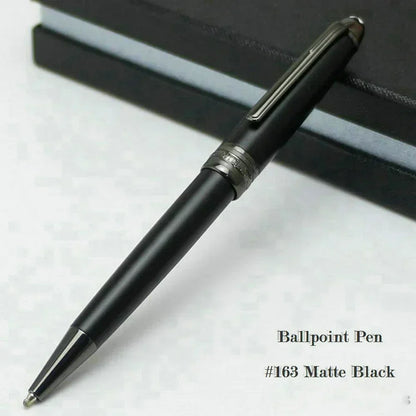 2025 Tata Unique 163/145/162 High Quality MB Ballpoint Pens Resin Writing Stationery School Office Supplies with Serial Number