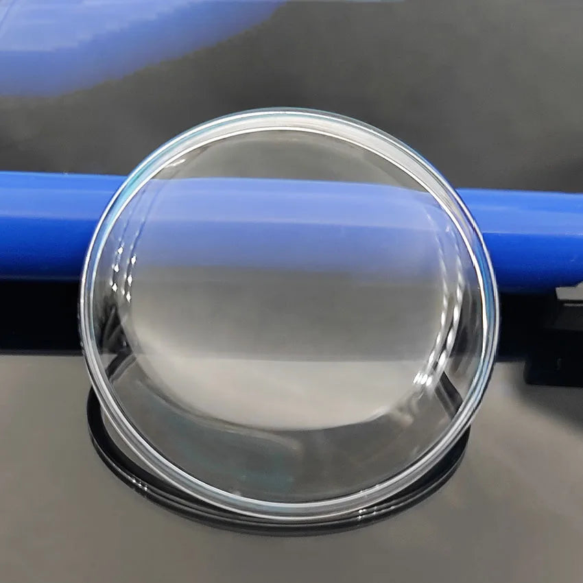 Horloĝakcesoraĵoj akrila horloĝspegulo, 30~ 45mm akrila potkovrilo altkvalita horloĝmasko travidebla surfaco dika vizaĝospegulo