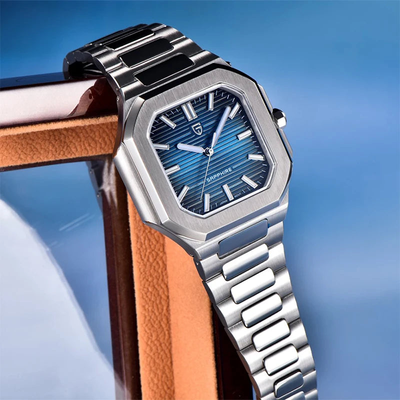 PAGANI DESIGN Men's Watch Luxury Fashion Sapphire Glass Quartz Watch for Men Stainless Steel Sports Waterproof Men Watches 2025