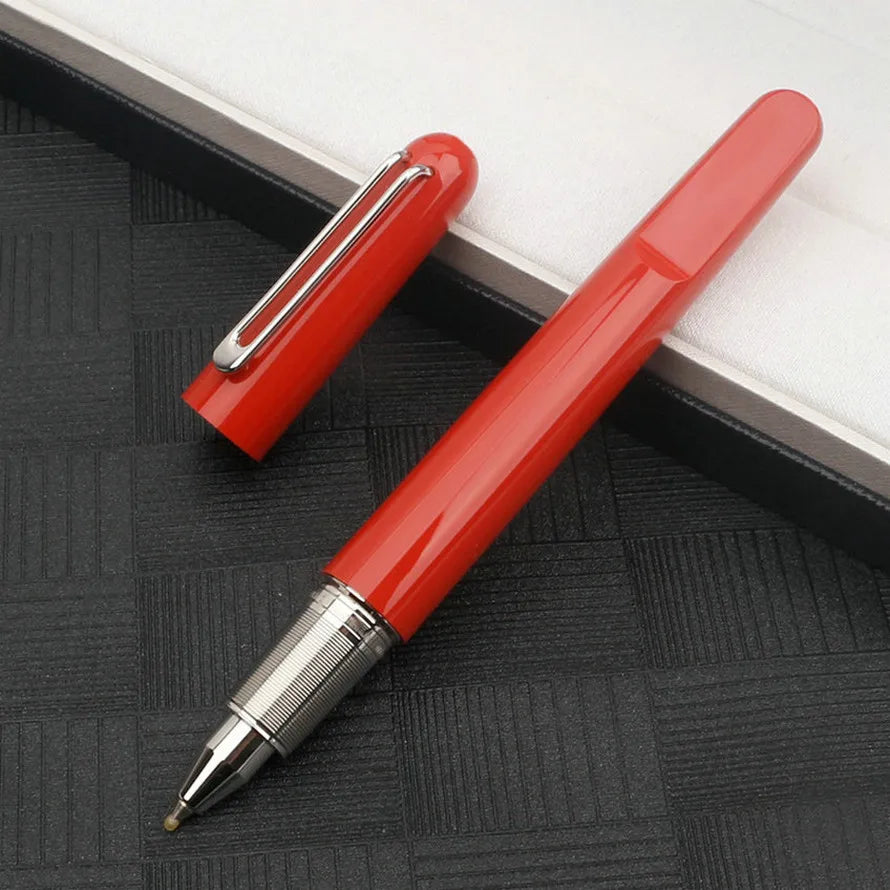 Ultra Black M Collection Rollerball Signnature Pens Best Resin Fountain Pen with Magnetic Cap Cute Stationery