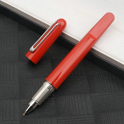 Ultra Black M Collection Rollerball Signnature Pens Best Resin Fountain Pen with Magnetic Cap Cute Stationery
