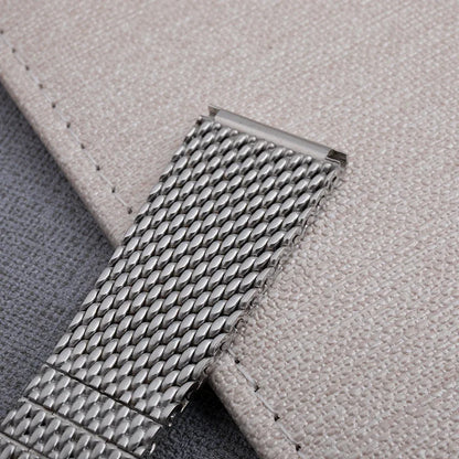 22mm Quality 316L Stainless Steel Woven Mesh Watchband For Breitling/Omega/IWC/Tudor Strap AB2010 Solid Metal Watch Bracelet