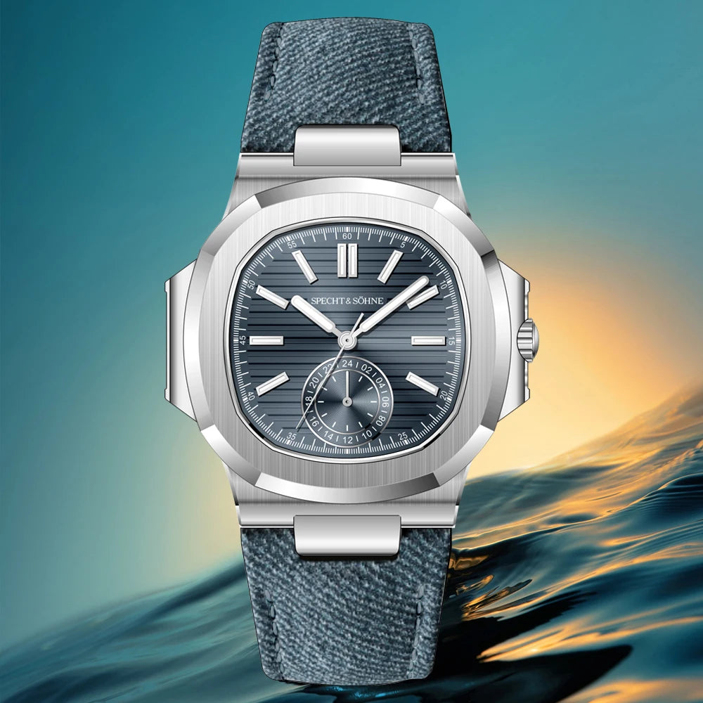 2025 New Arrivals Specht &amp; Söhne Classic 5980 Watches For Men Ultrathin Steel Sapphire Crystal Quartz Watch Relogio Masculino