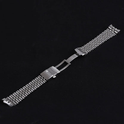 22mm Super Suitable for Seiko Nh35 Skx007 Jubilee Brushed 316L Solid Stainless Steel Curved End Skx 007 Watch Bracelet