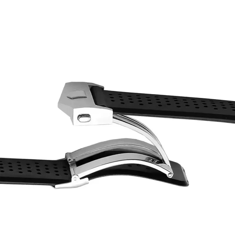 Watch Bracelet For TAG HEUER GRAND CARRERA AQUARACER Soft Silicone Wristband 22mm 24mm Men's Watch Strap Rubber Watch Band Chain