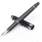 Monte Meisterstuck Collection Black Resin Ballpoint MB Rollerball Pens Platinum Coated Inlay Series Number 163 Pen