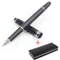 Monte Meisterstuck Collection Black Resin Ballpoint MB Rollerball Pens Platinum Coated Inlay Series Number 163 Pen