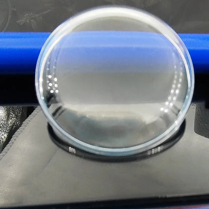 Horloĝakcesoraĵoj akrila horloĝspegulo, 30~ 45mm akrila potkovrilo altkvalita horloĝmasko travidebla surfaco dika vizaĝospegulo