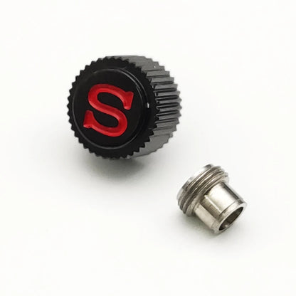 Akcesora tenilo de krono de neoksidebla ŝtalo por horloĝo 7S26/NH35/NH36/NH35a/NH36a/NE15/4R35/4R36/6R15-movado por horloĝo SKX007/SKX009