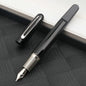 Ultra Black M Collection Rollerball Signnature Pens Best Resin Fountain Pen with Magnetic Cap Cute Stationery