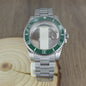 40mm NH35 Horloĝujo-bendoj Safiraj por Seiko NH35 NH36 8215 2824 PT5000 Oyster-Brakringo Glitŝlosila Horloĝbrakringo Riparparto