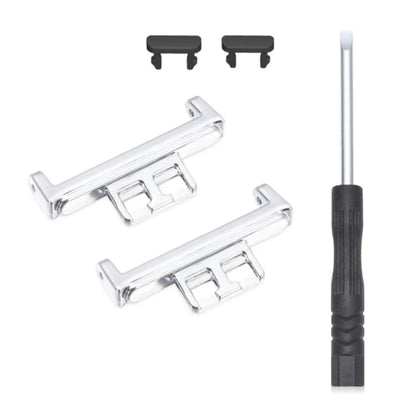 2PC Horloĝrimenaj Konektilaj Adaptiloj Anstataŭigaj Metalaj Konektilaj Ligiloj Por Huawei Watch Fit Braceleto Akcesoraĵo