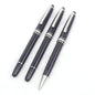 Monte Meisterstuck Collection Black 163 Pen Resin Ballpoint MB Rollerball Pens Platinum Coated Inlay Series Number Blance