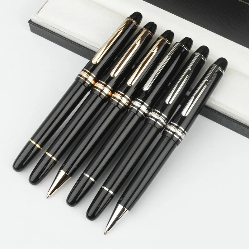 2025 Tata Unique 163/145/162 High Quality MB Ballpoint Pens Resin Writing Stationery School Office Supplies with Serial Number