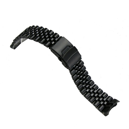 316L Stainless Steel Coved Head 22mm Solid 5 Link SKX007 Watch Bracelet Band