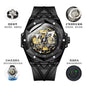 !!New Men's Automatic Mechanical Watch with Luminous Function Customized Trendy Branded Wristwatch254